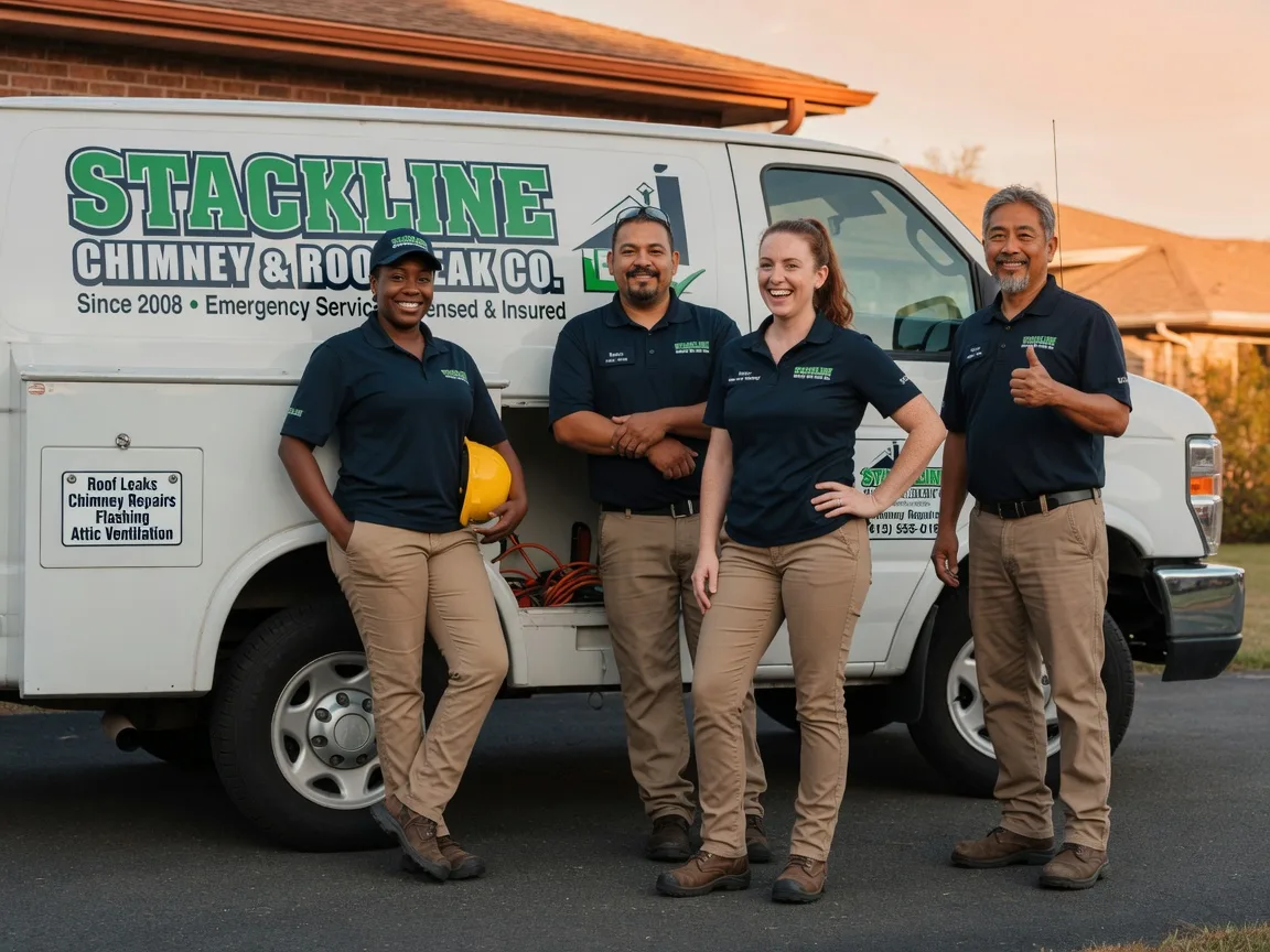Chimney flashing repair company in Stanton, CA